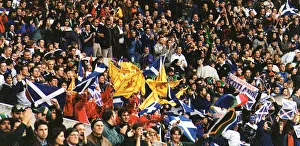 Murrayfield crowd of fans and supporters at the Scotland vs South Africa World cup rugby Murrayfield crowd of fans and supporters at the Scotland vs South Africa World cup rugby