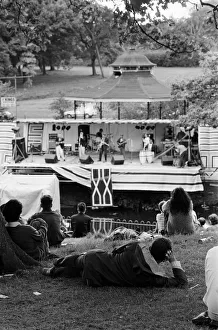 Images Dated 12th August 1988: Music Festival, Sefton Park, south Liverpool, Merseyside, 12th August 1988
