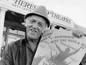 Musician, actor and comedian Stan Stennett seen here outside the Hereford Theatre of