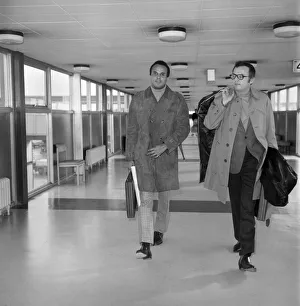 Musician and actor Harry Belafonte pictured at Heathrow Airport, London Musician and actor Harry Belafonte pictured at Heathrow Airport, London