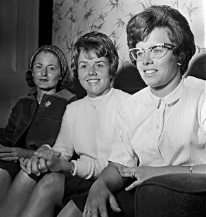 01239 Gallery: Nancy Richey, Carole Caldwell and Billie Jean Moffitt (later King