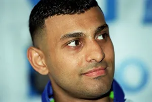 Images Dated 13th May 1998: Naseem Hamed Boxing May 98 WBO Featherweight Champion of the world