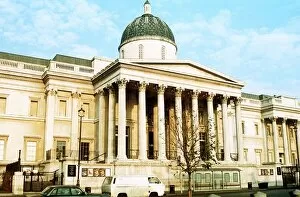 National Art Gallery at Trafalgar Square London where the IRA caused a bomb blast in
