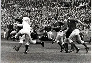 Five Nations match at Cardiff Arms Park. Wales 14 v England 9 Five Nations match at Cardiff Arms Park. Wales 14 v England 9