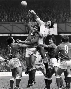 Five Nations match at Twickenham. England 7 v France 6 Five Nations match at Twickenham. England 7 v France 6