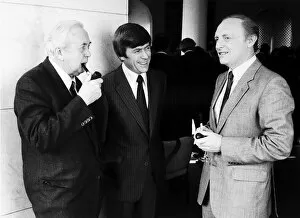 Neil Kinnock in the company of Harold Wilson and Mike Yarwood. Circa 1982