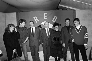 Neil Kinnock and Ken Livingstone with pro-Labour pop stars Kirsty MacColl Neil Kinnock and Ken Livingstone with pro-Labour pop stars Kirsty MacColl