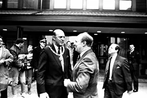 Images Dated 9th January 1987: Neil Kinnock during a visit to Tyneisde where he offically opened Gateshead Council'