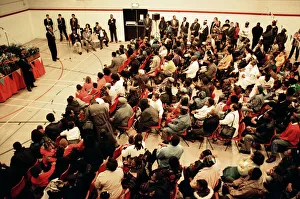 00479 Gallery: Nelson Mandela at the Hansdworth Leisure Centre in Handsworth, Birmingham