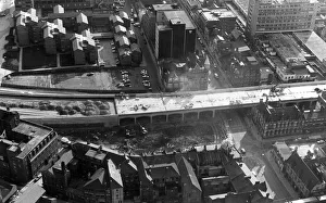 Images Dated 17th March 1986: The new A66 bypass bridge over Albert Road into the centre of Middlesbrough