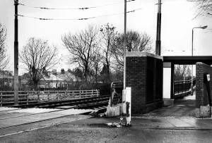 The new brick building at Fawdon Railway Station on 24th January 1980 The new brick building at Fawdon Railway Station on 24th January 1980
