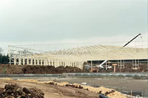 Images Dated 14th March 1995: The new factory for Samsung under construction at Wynyard Business Park. 14th March 1995