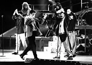 Images Dated 23rd May 1991: New Kids on the Block in concert at the NEC, Birmingham. 23rd May 1991