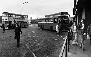 1976 Gallery: New Strand bus depot, Bootle, Liverpool. 29th September 1976