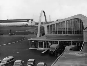 New terminal at Renfrew Airport, Scotland, 1st November 1957 New terminal at Renfrew Airport, Scotland, 1st November 1957
