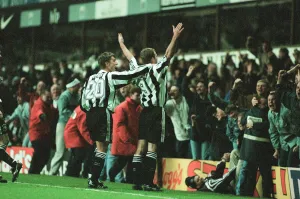 Images Dated 2nd February 1997: Newcastle United 4-3 Leicester City, premier league match at St James Park