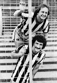 Newcastle United players David McCreery and Terry McDermott at St. James's Park Newcastle United players David McCreery and Terry McDermott at St. James's Park