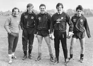 Newcastle United players, l to r, David McCreery, Neil McDonald, Peter Jackson Newcastle United players, l to r, David McCreery, Neil McDonald, Peter Jackson