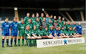 Newcastle United team 1994/1995 including footballer Malcolm Allen Newcastle United team 1994/1995 including footballer Malcolm Allen