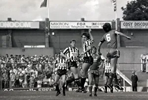 Images Dated 27th August 1986: Newcastle v Liverpool Division 1 League game August 1986 Paul Gascoigne