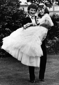 Newly Weds, Terry McDermott and Carole Ann Robinson, pictured on their wedding day at St Newly Weds, Terry McDermott and Carole Ann Robinson, pictured on their wedding day at St