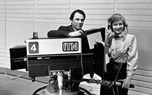 News Presenter Peter Sissons with Soviet newscaster Tatyana Vedeneeva News Presenter Peter Sissons with Soviet newscaster Tatyana Vedeneeva