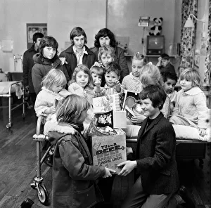Newspaper boys deliver easter eggs, Teesside. 1971 Newspaper boys deliver easter eggs, Teesside. 1971