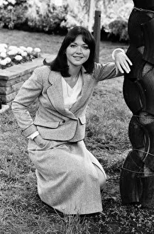 Images Dated 21st May 1979: Newsreader Anna Ford at the Chelsea Flower Show. her. 21st May 1979