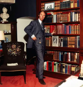 Nicholas Fairbairn in his library October 1982 Nicholas Fairbairn in his library October 1982