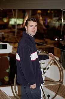 Images Dated 7th January 1999: Nick Berry actor January 1999 at the Boat Show at Londons Earls Court