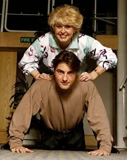 Images Dated 18th January 1991: Nick Berry With Gloria Hunniford
