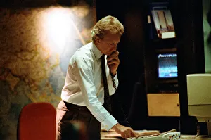 Nick Davies, former Mirror Group reporter standing at foreign desk in old Daily Mirror Nick Davies, former Mirror Group reporter standing at foreign desk in old Daily Mirror