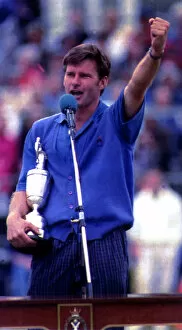 Nick Faldo Golf wins the British Open Golf Championship 1992