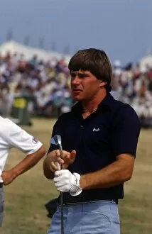 Images Dated 1st June 1988: Nick Faldo golfer holding golf club June 1988