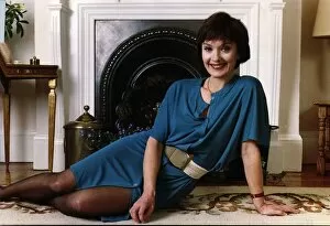 Images Dated 31st January 1989: Nicola Pagett - January 1989 British Actress born in Cairo Egypt