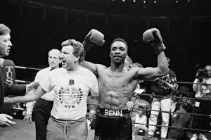 Nigel Benn vs Tim Williamso at Royal Albert Hall London Nigel Benn vs Tim Williamso at Royal Albert Hall London