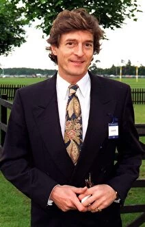 Images Dated 4th June 1995: Nigel Havers actor arrives at the Alfred Dunhill Queens Cup Polo