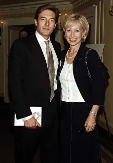 Nigel Havers actor with his wife Polly May 1999, at the Dorchester Hotel for the Mirror Nigel Havers actor with his wife Polly May 1999, at the Dorchester Hotel for the Mirror