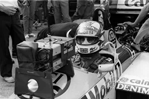 Images Dated 12th July 1986: NIGEL MANSELL - BRITISH FORMULA ONE (F1) DRIVER IN HIS RACING CAR AT THE BRITISH GRAND