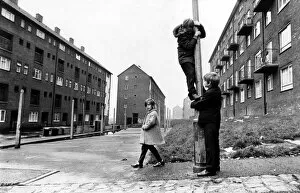 Images Dated 13th November 1974: The Noble Street flats Housing Estate in Scotswood, Newcastle