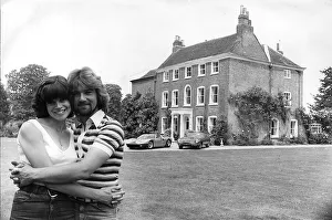 Noel Edmonds Disc Jockey TV Presenter with his wife Jill at Queen Anne Style Manor Noel Edmonds Disc Jockey TV Presenter with his wife Jill at Queen Anne Style Manor