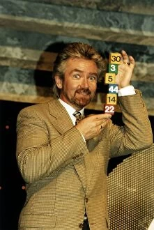 Images Dated 20th November 1994: Noel Edmonds Tv Presenter with some National Lottery numbers