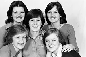 The Nolan sisters, Anne, Denise, Maureen, Linda and Bernadette. 16th May 1977