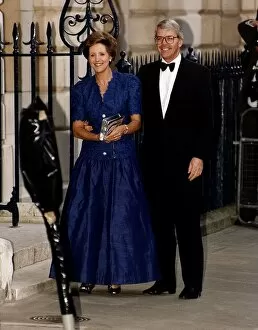 Norma Major and John Major MP seen here attending a banquet in celebration of the 40th