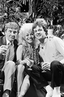 Norman Collier with Barbara Windsor and her boyfriend Stephen Hollings filming a TV show Norman Collier with Barbara Windsor and her boyfriend Stephen Hollings filming a TV show