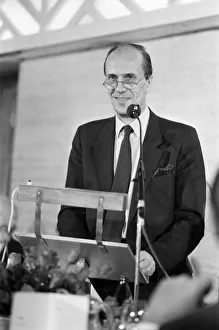 Norman Tebbit at The Savoy Luncheon. 10th June 1986 Norman Tebbit at The Savoy Luncheon. 10th June 1986