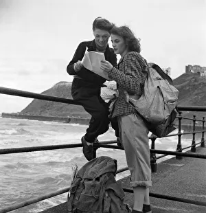 North Bay, Scarborough, North Yorkshire. 11th August 1949 North Bay, Scarborough, North Yorkshire. 11th August 1949