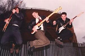 Images Dated 6th March 1997: North East band Forgotton Sons, who all work for British Gas - l-r, Richard Alden