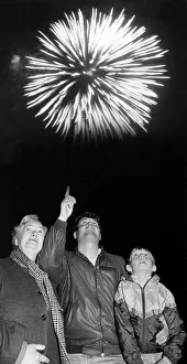 North East Festivals The Bull family watch the firework display at North Shields North East Festivals The Bull family watch the firework display at North Shields