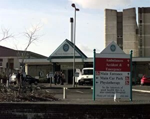 Images Dated 16th February 1999: North Hants Hospital where Tony Blair visited on 16th February 1999